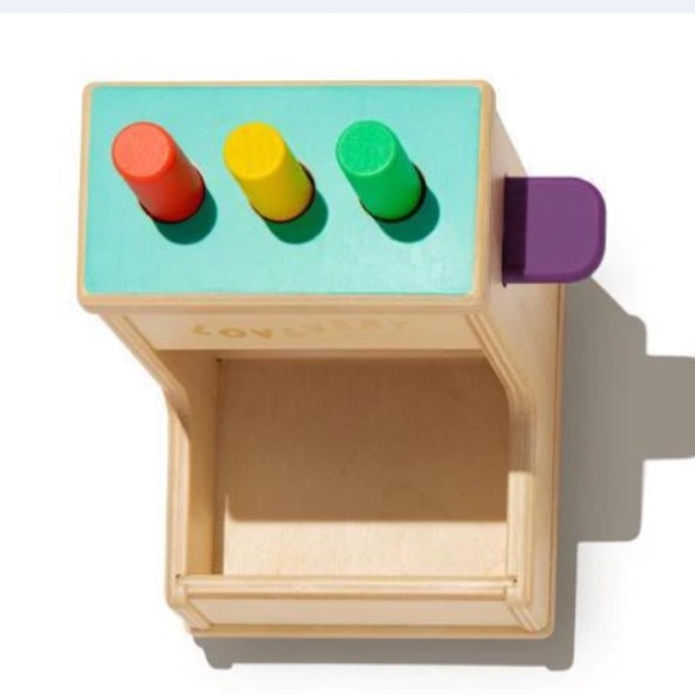 Lovevery Wooden Peg Drop - Thinker Play Kit (months 11-12) w/ original pegs!